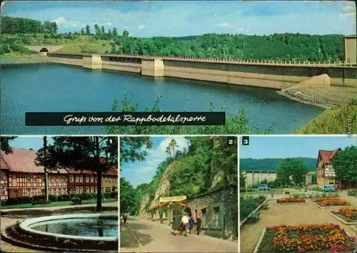 Ansichtskarte Oberharz am Brocken Rappbodetalsperre 1970