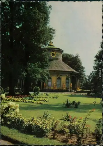 Ansichtskarte Potsdam Gartenpavillon: Chinesisches Teehaus (Sanssouci) 1961
