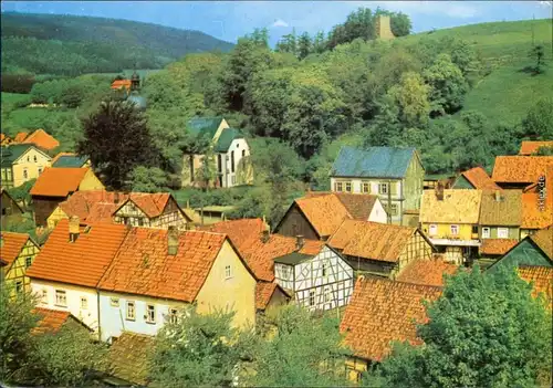 Ansichtskarte Frankenhain Panorama 1971