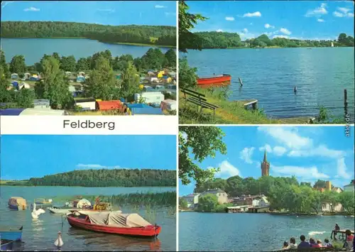 Feldberg Campingplatz Hüttenberg am Breiten Luzir, Haussee  g1982