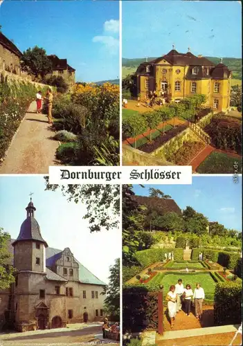 Ansichtskarte Dornburger-Camburg Dornburger Schlösser 1984