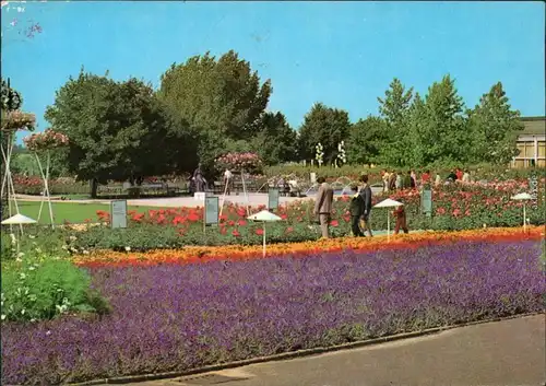 Erfurt Internationale Gartenbauaustellung  Ansichtskarte g1977