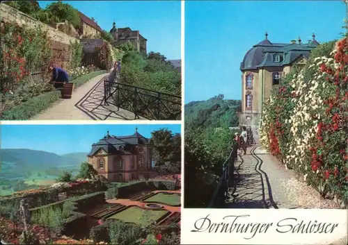 Ansichtskarte Dornburger-Camburg Dornburger Schlösser 1974
