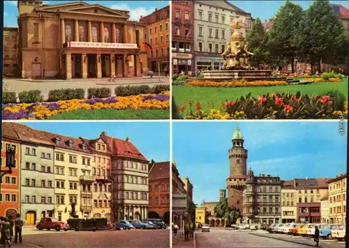 Görlitz   Platz der Befreiung, Untermarkt, Kaisertrut  Reichenbacher Turm 1975