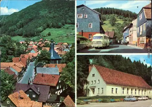 Gießübel-Schleusegrund Ortsmitte, Teilansichten, Kulturhaus g1980