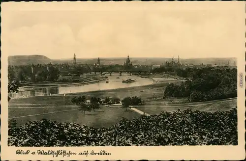 Radeberger Vorstadt-Dresden  Societätsbrauerei Waldschlößchen 1941
