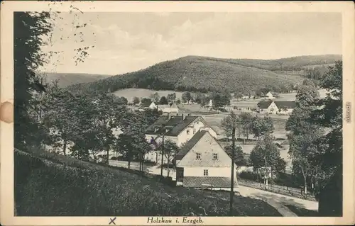 Ansichtskarte Holzhau-Rechenberg-Bienenmühle Panorama-Ansicht 1936