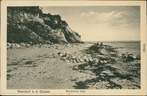 Ansichtskarte Niendorf-Timmendorfer Strand Strand mit Steilküste 1984