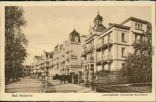 Ansichtskarte Bad Nauheim Ludwigstraße 1929