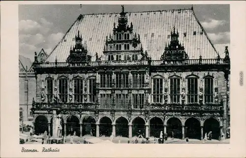 Ansichtskarte Bremen Rathaus 1920