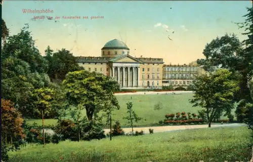 Ansichtskarte Bad Wilhelmshöhe-Kassel Cassel Schloss 1911