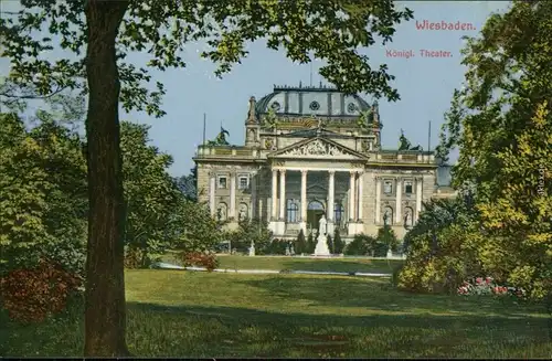 Wiesbaden Hessisches Staatstheater (königliches Hoftheater) 1914