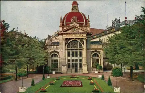 Ansichtskarte Wiesbaden Kochbrunnen 1911