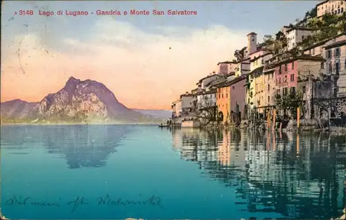 Albogasio (Luganersee) Albogasio (Lago di Lugano)  Berg San Salvatore 1913