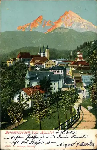 Ansichtskarte Berchtesgaden Panorama-Ansicht 1905