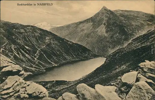 Ansichtskarte Nassfeld Bockhardtsee 1910