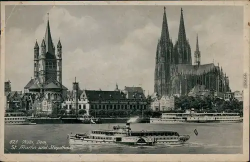 Köln Coellen | Cöln Kölner Dom, MartinsKirche "St. Martin", Stapelhaus 1923