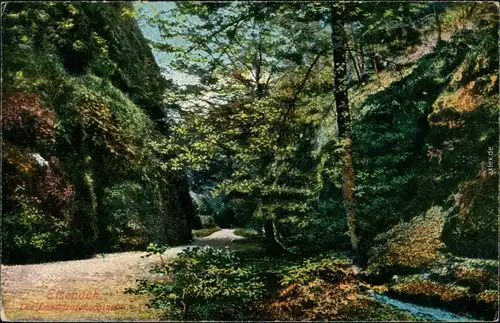 Ansichtskarte Eisenach Landgrafenschlucht 1920