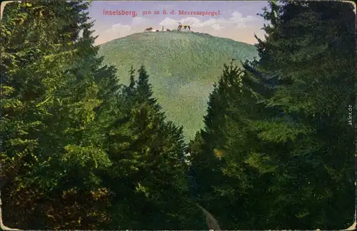 Ansichtskarte Brotterode Großer Inselberg / Inselsberg 1910