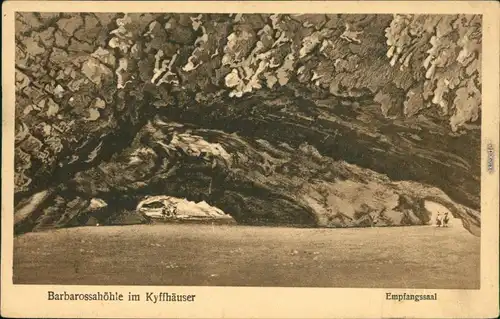 Rottleben (Thüringen) Kyffhäuser und Barbarossahöhle - Empfangssaal 1928