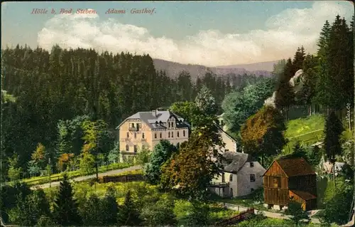 Ansichtskarte Bad Steben Adams Gasthof 1910