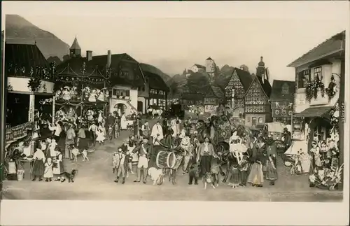 Ansichtskarte Sonneberg Deutsches Spielzeugmuseum - Diorama 1933 Privatfoto