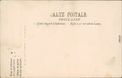 Ansichtskarte Bonsecours La Grand'Rue mit Kriche 1915 