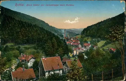 Ansichtskarte Ruhla Panorama-Ansicht 1910