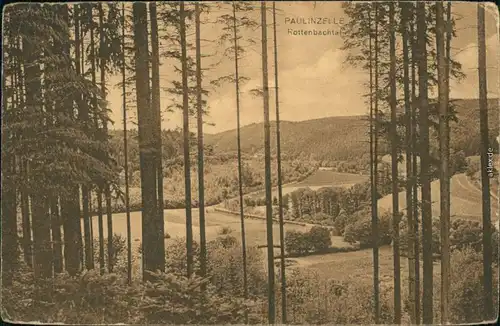 Ansichtskarte Paulinzella-Stadtilm Rottenbachtal 1918