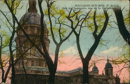 Ansichtskarte Boulogne-sur-Mer Kirche/Kathedrale 1910