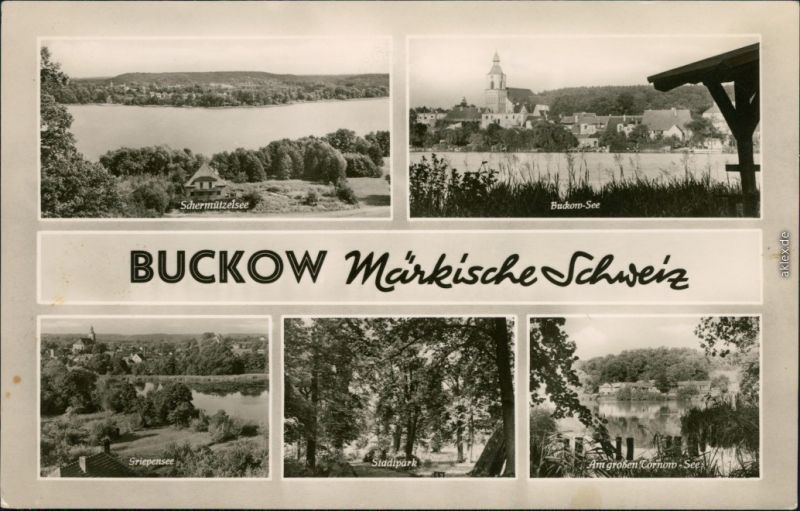 Buckow Markische Schweiz Schermutzelsee Buckow See Tornow See
