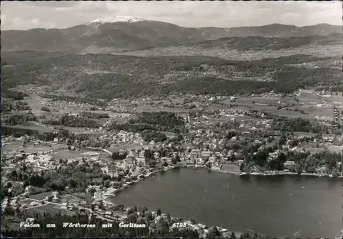 Ansichtskarte Velden am Wörther See Vrba na Koroškem Panorama-Ansicht 1963