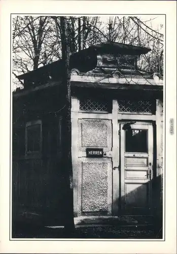 Ansichtskarte Wien Impressionen - Klohaus im Park 1964