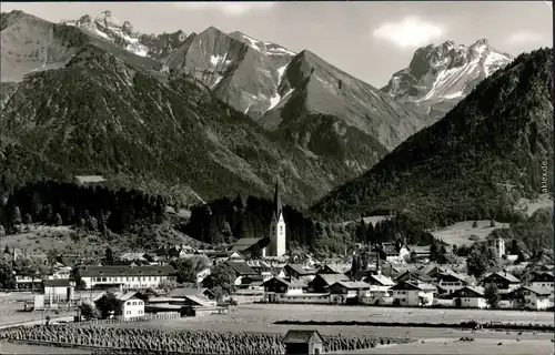 Ansichtskarte Oberstdorf (Allgäu) Panorama-Ansicht 1964