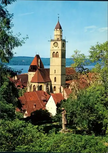 Ansichtskarte Überlingen St. Nikolaus Münster 1985