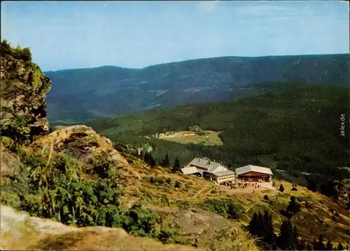 Ansichtskarte Bodenmais Arberschutzhaus am Großen Arber 1977