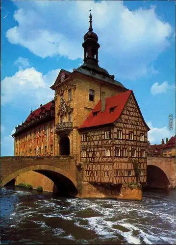 Ansichtskarte Bamberg Altes Rathaus 1960