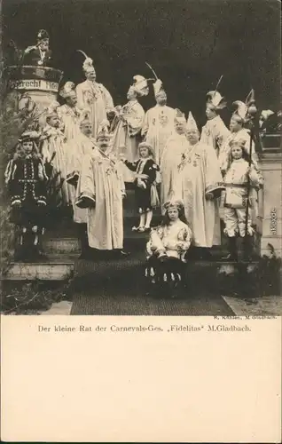 Mönchengladbach Der kleine Rat der Karnevals-Ges. Fidelitas 1909 