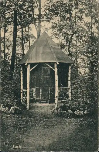 Ansichtskarte Metz Pavillon im Park 1913