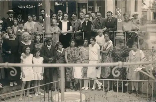 Privatfoto Ak  Niederbronn Niederbronn-les-Bains Privatfeiern Feste 1925