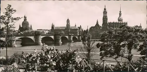 Innere Altstadt-Dresden Augustusbrücke / Friedrich August Brücke   1961