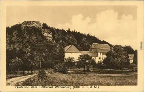 Ansichtskarte Wildenburg Hausansicht 1920
