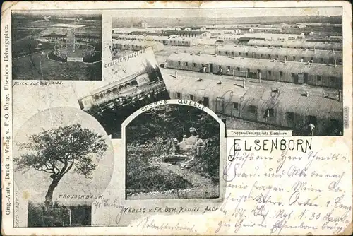Elsenborn-Bütgenbach Truppenübungsplatz - Offizier Kasino - Heide - MB  1911