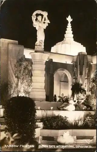 San Francisco Golden Gate International Expo - Rainbow Fountain 1939