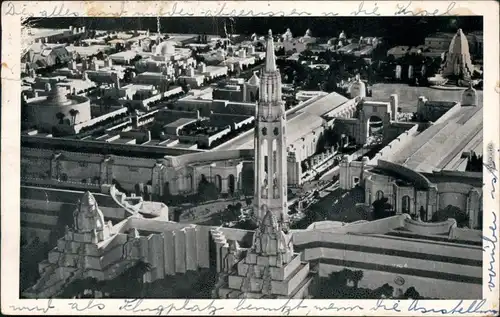 Ansichtskarte San Francisco Golden Gate International Expo - Luftbild 1939