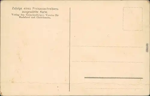 Ansichtskarte Serkowitz-Radebeul Straße 1928 