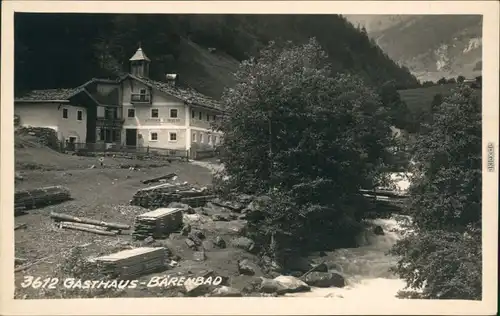 Ansichtskarte Neustift im Stubaital Gasthaus Bärenbad 1930 