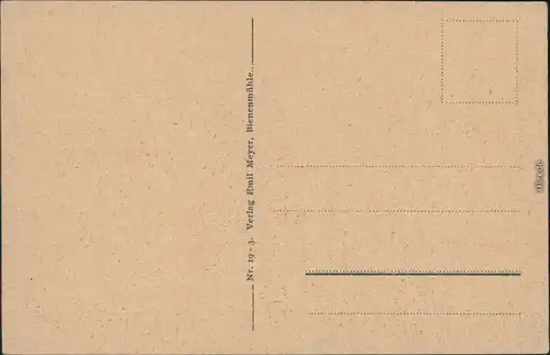 Ansichtskarte Rechenberg-Bienenmühle Blick auf die Stadt 1923 