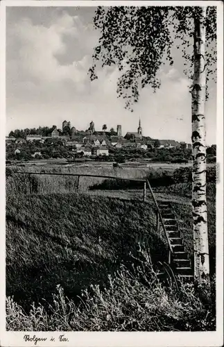 Ansichtskarte Stolpen Partie bei der Stadt 1943