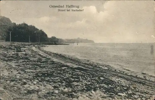 Ansichtskarte Sierksdorf Strandpartie - Haffkrug 1913 